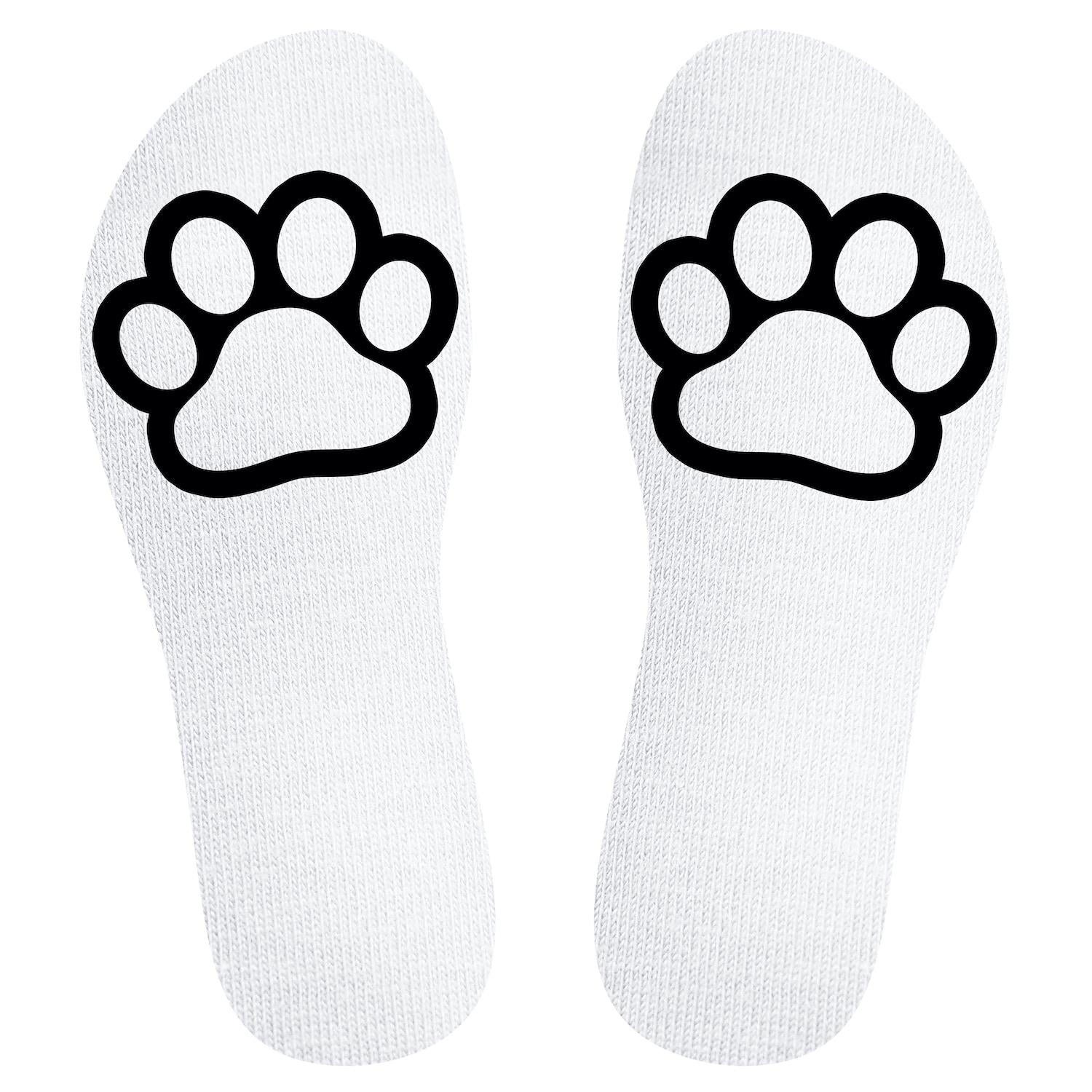 SNEAKXX "Paw" Skater Socks, White from SneakXX.