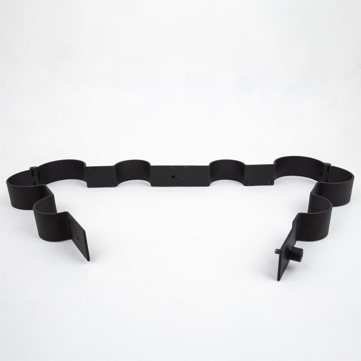 Steel wrist to ankle spreader, Black from Fetters.