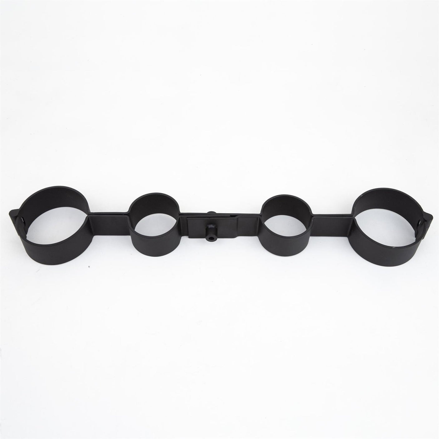 Steel wrist to ankle spreader, Black from Fetters.