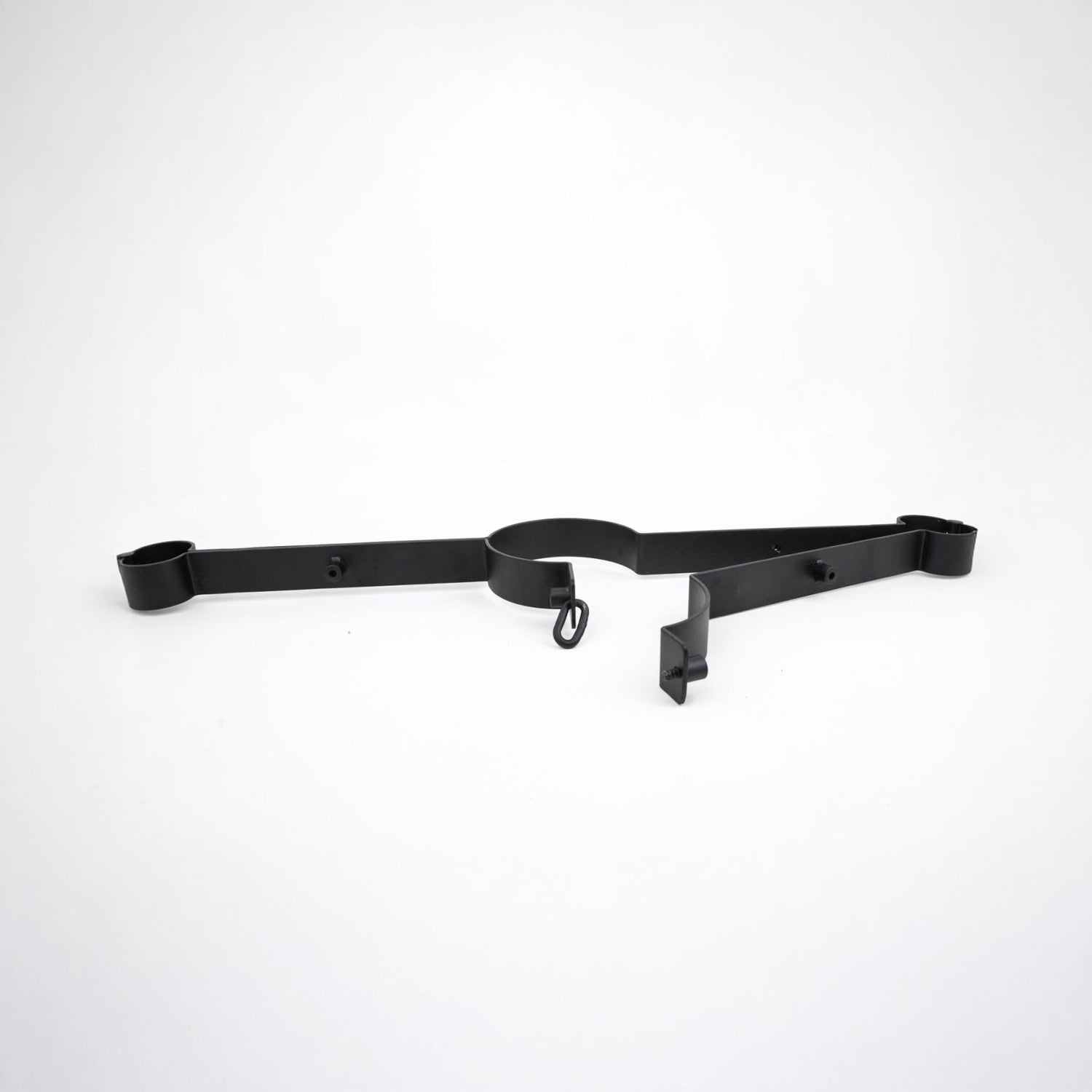 Steel wrist to neck restraint, Black from Fetters.