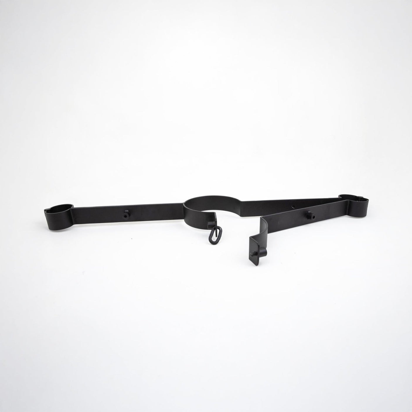 Steel wrist to neck restraint, Black from Fetters.