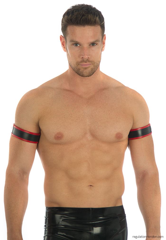Edged Rubber Bicep Strap // Made to Order from REGULATION.
