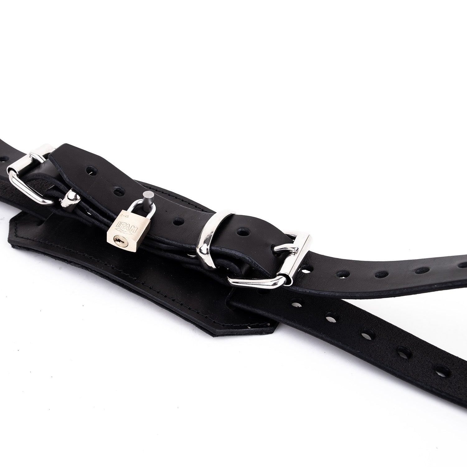 Elbow Binder Restraint, Locking Leather Strap from Fetters.