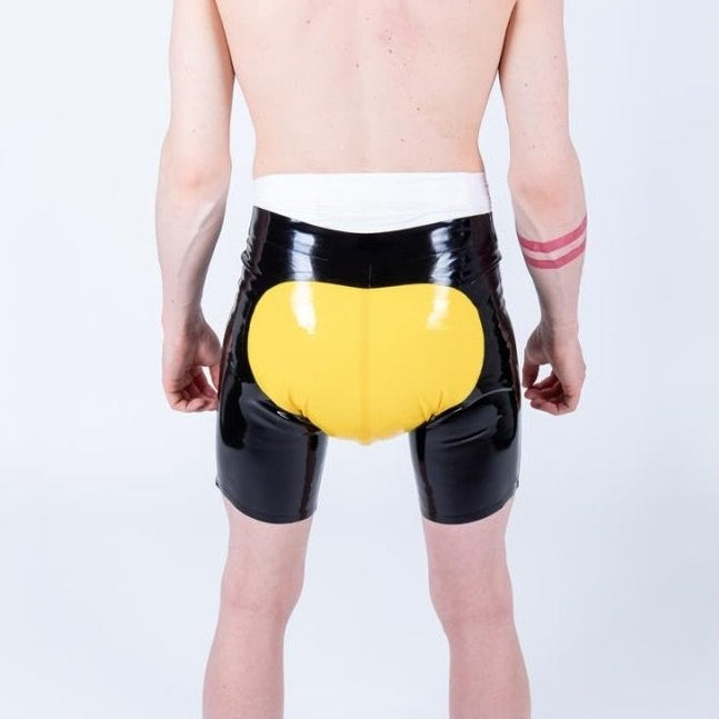 FIL-ABL - Rubber Shorts, Black/Semi-trans yellow from REGULATION.