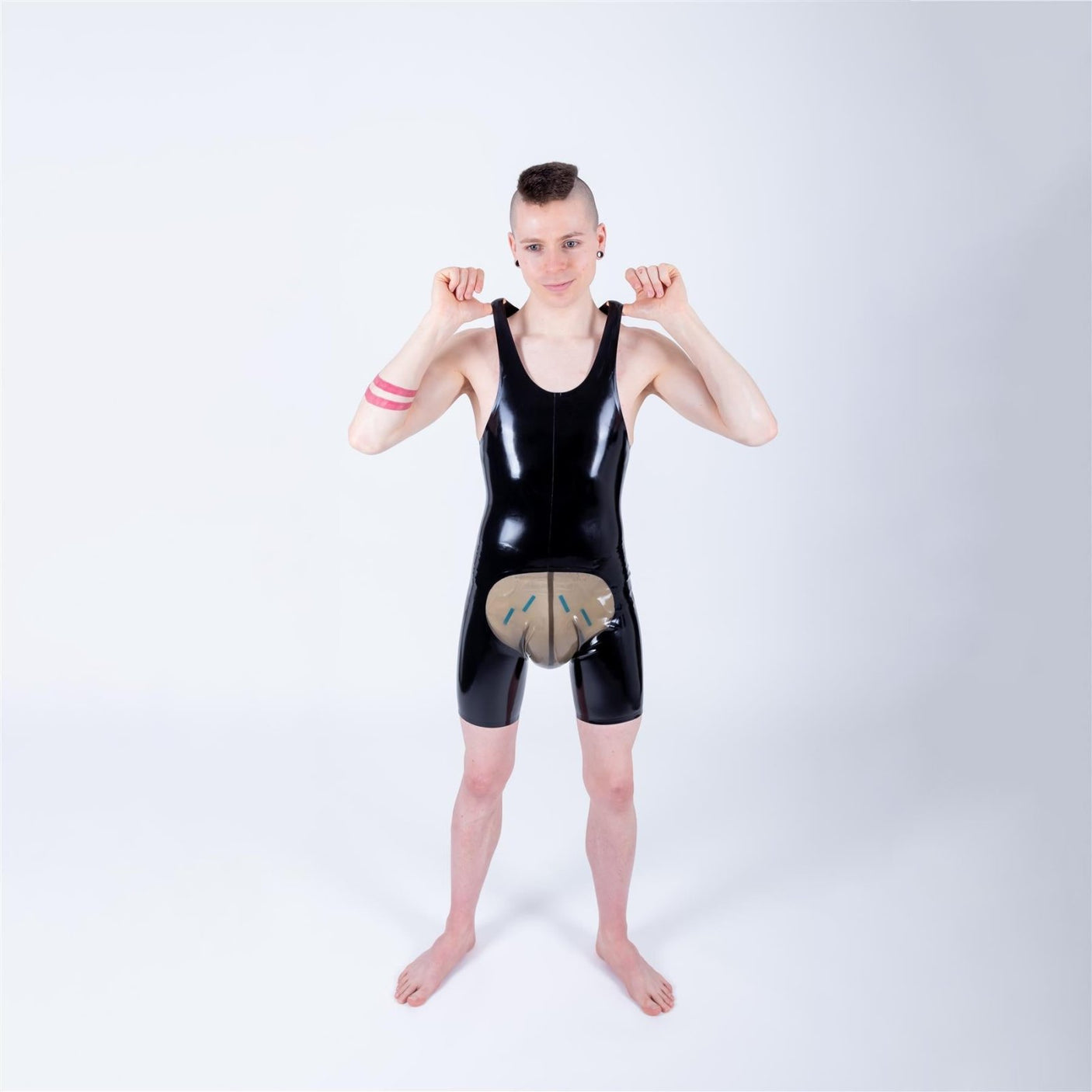FIL-ABL - Rubber Singlet Suit // Made to Order from REGULATION.