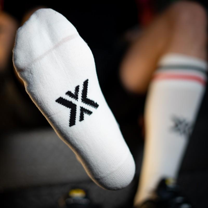 Football Socks, Daddy, White/Black from Boxer Barcelona.