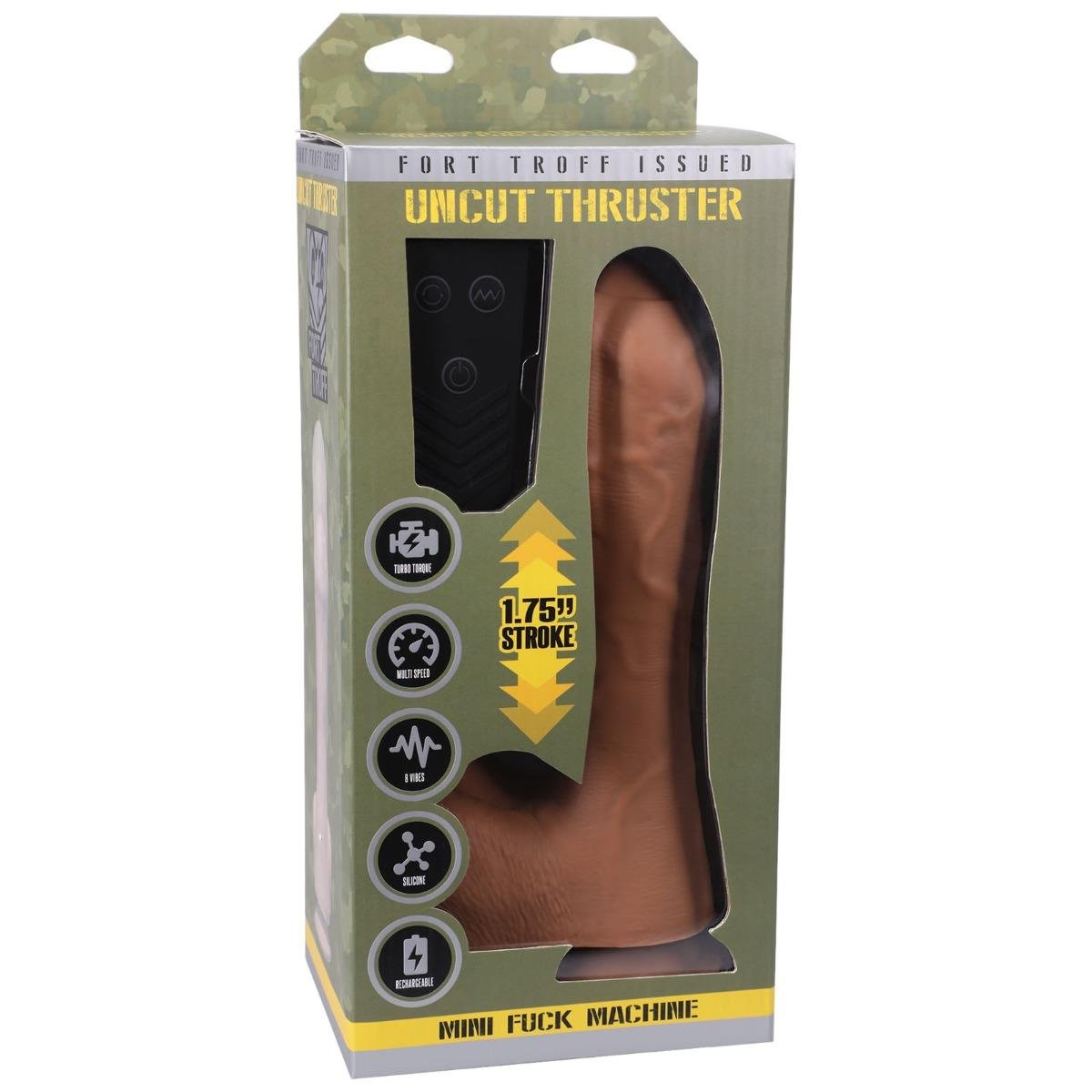 Fort Troff Uncut Thruster, Mini Fuck Machine, Rechargeable Silicone with Remote from Fort Troff.