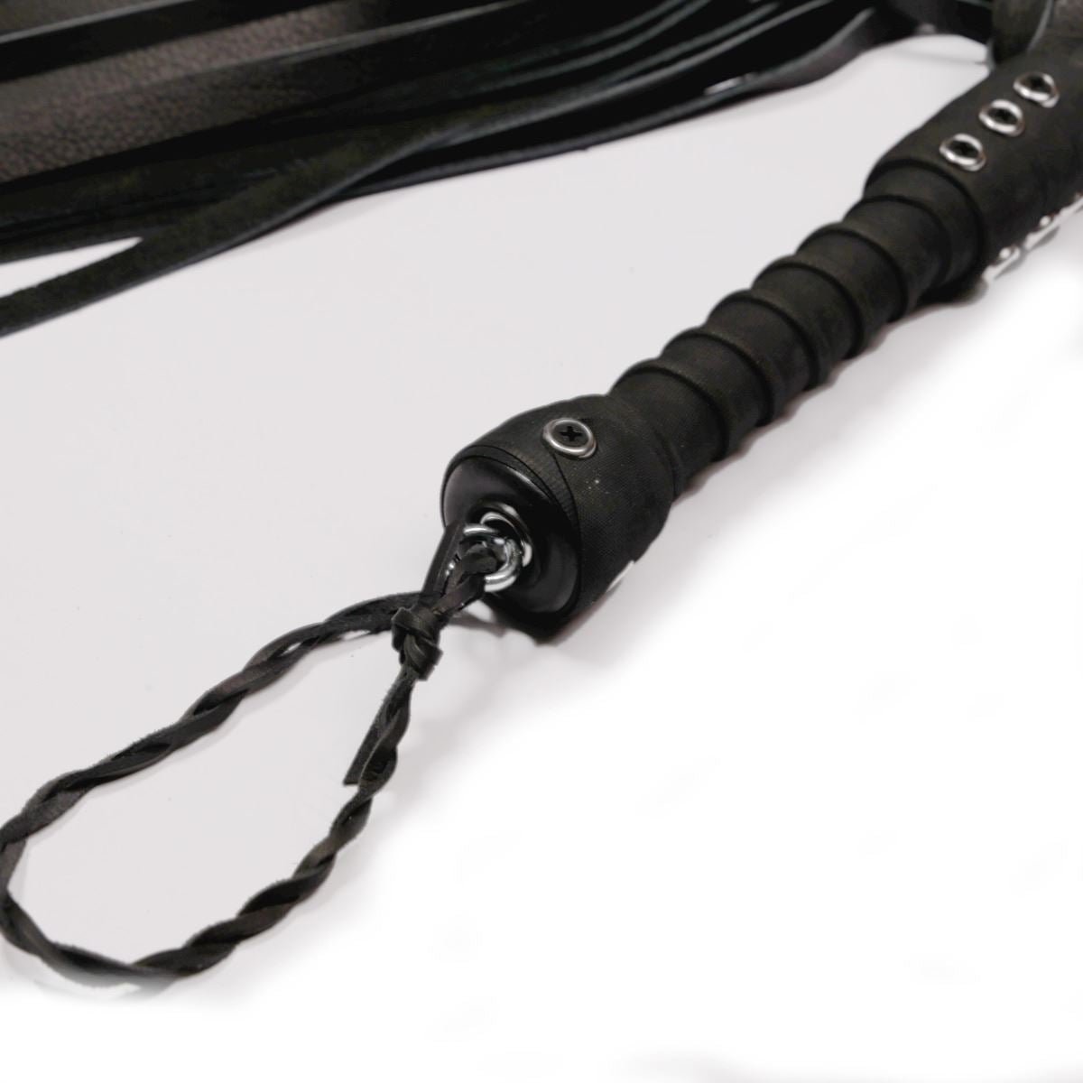 Full Size Flogger, Cowhide, Pro Grip from Bare Leatherworks.