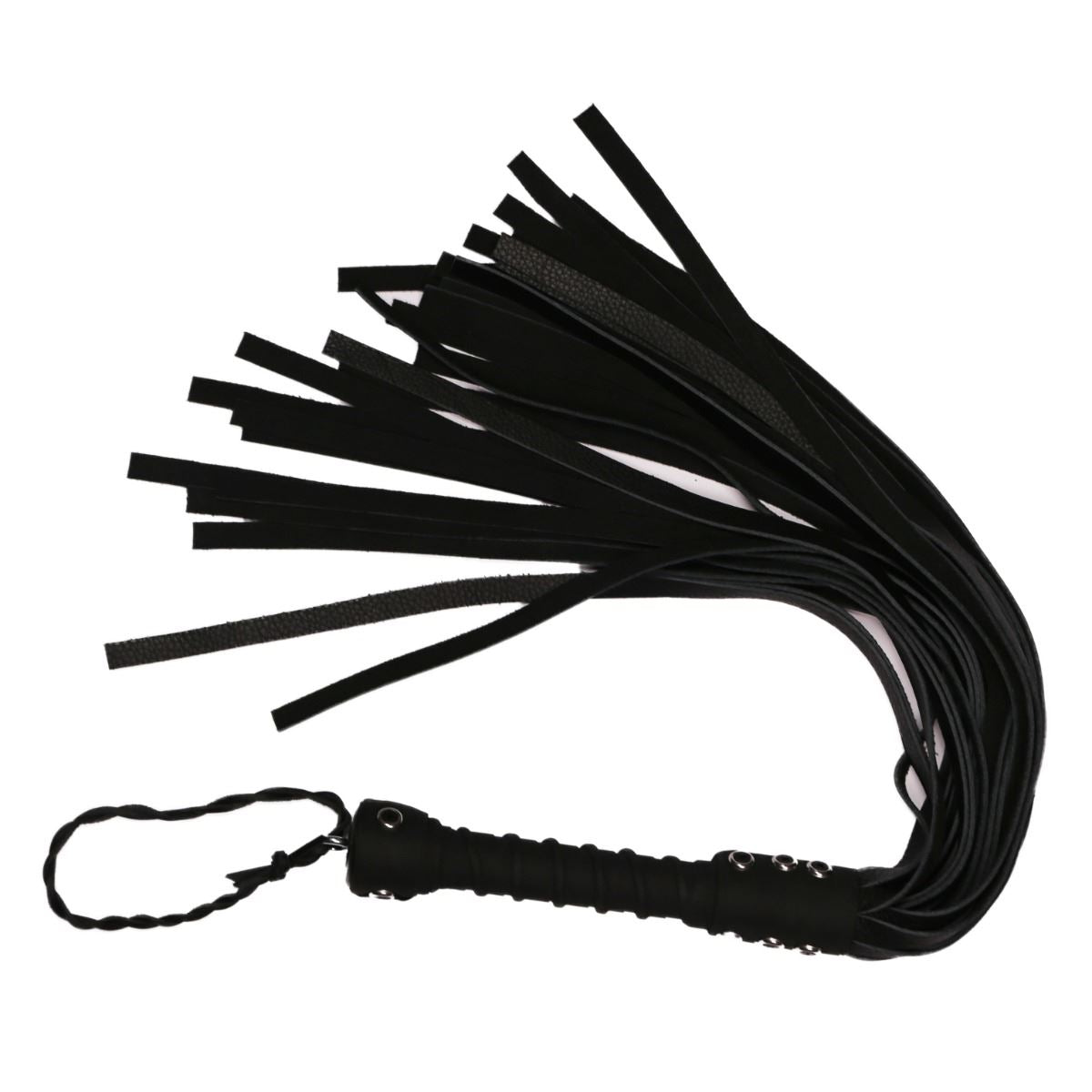 Full Size Flogger, Cowhide, Pro Grip from Bare Leatherworks.