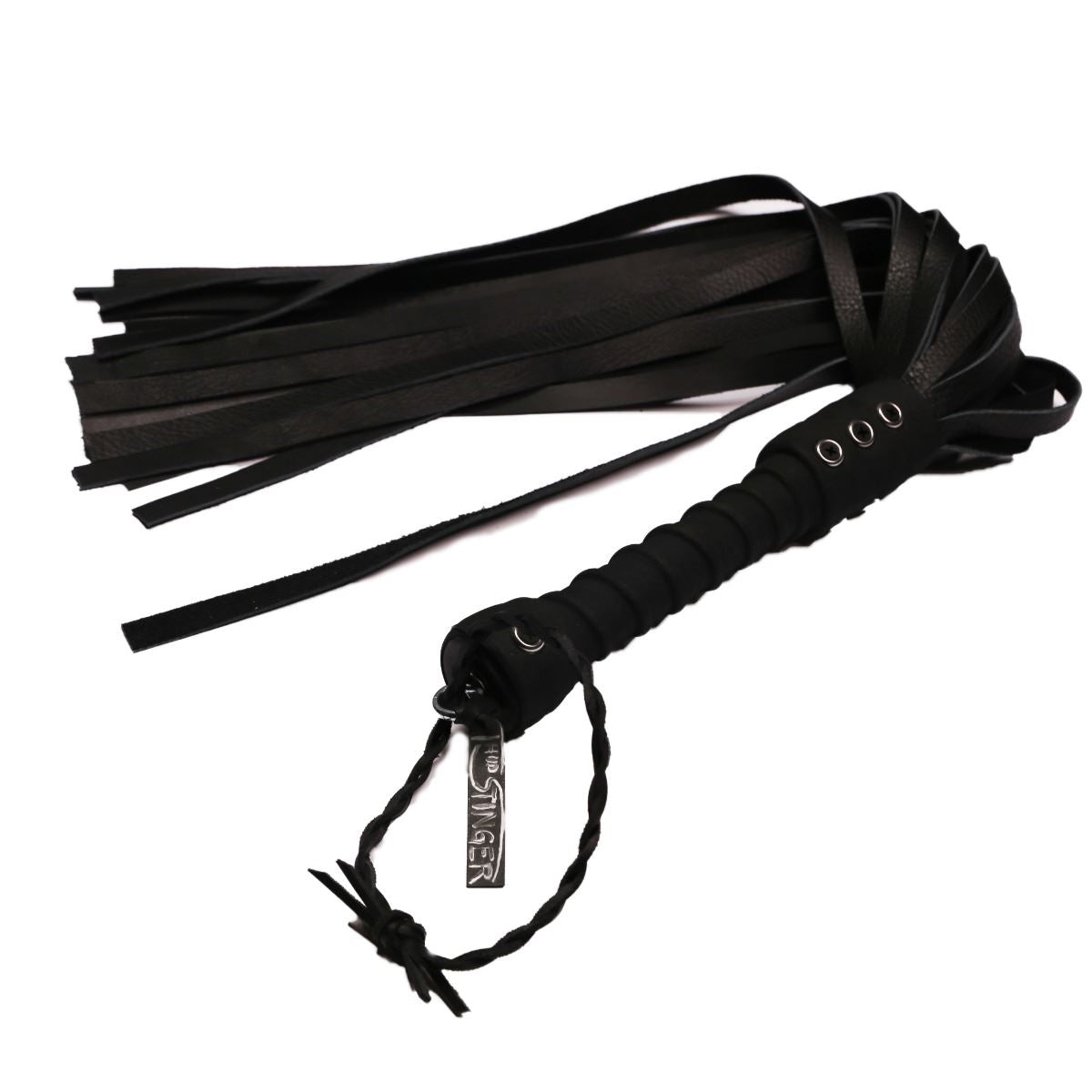 Full Size Flogger, Thunder Stinger, Pro Grip from Bare Leatherworks.