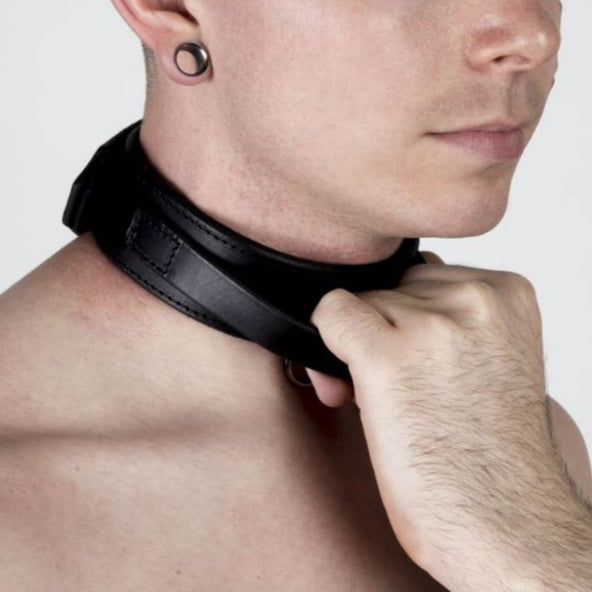 Leather Agitation Collar from REGULATION.
