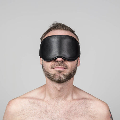 Leather Ultra Foam Blindfold from REGULATION.
