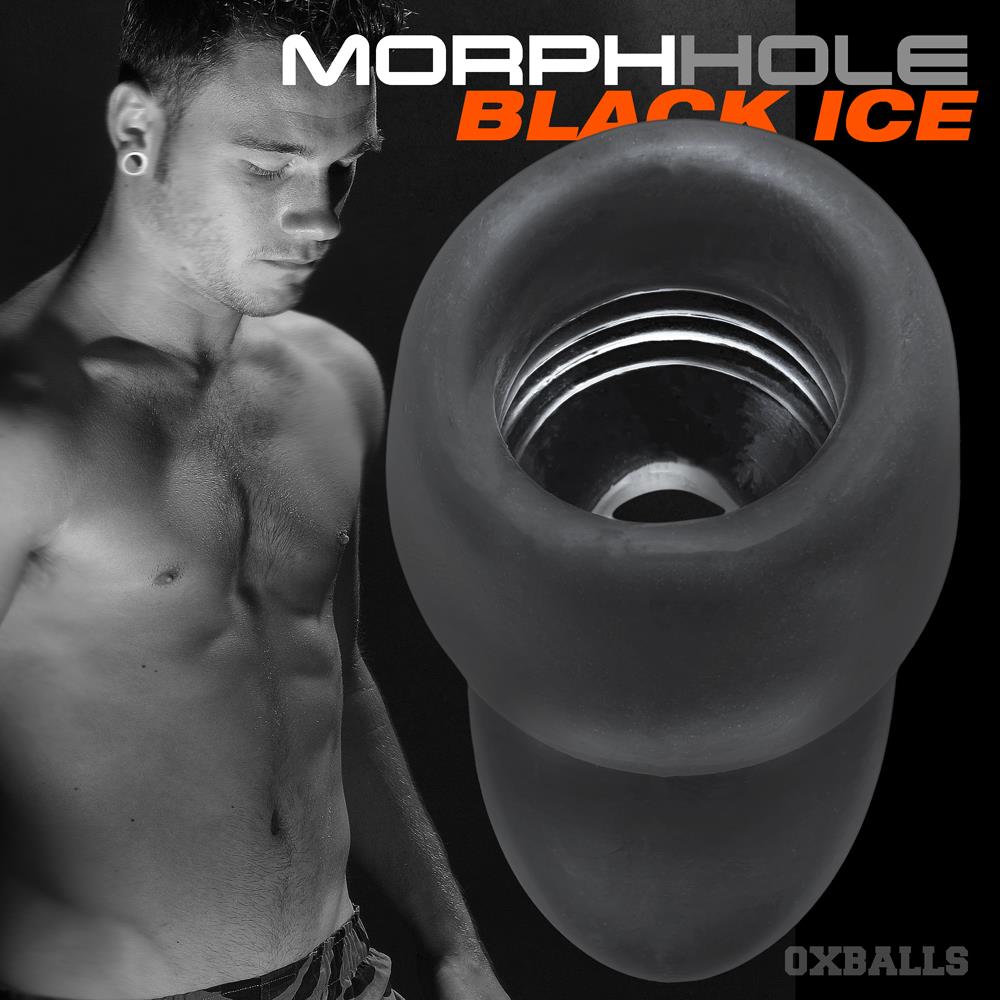 OXBALLS Morphhole, Gaper Plug, Black Ice from Oxballs.