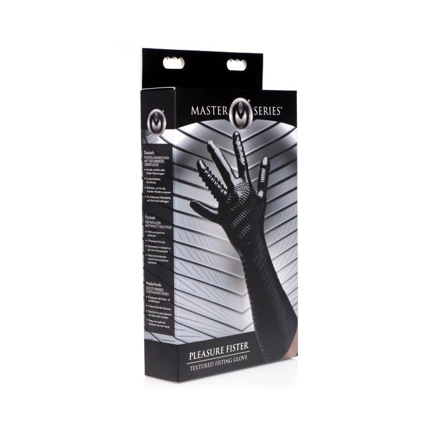 Pleasure Fister Textured Glove, Arm Length from Master Series.