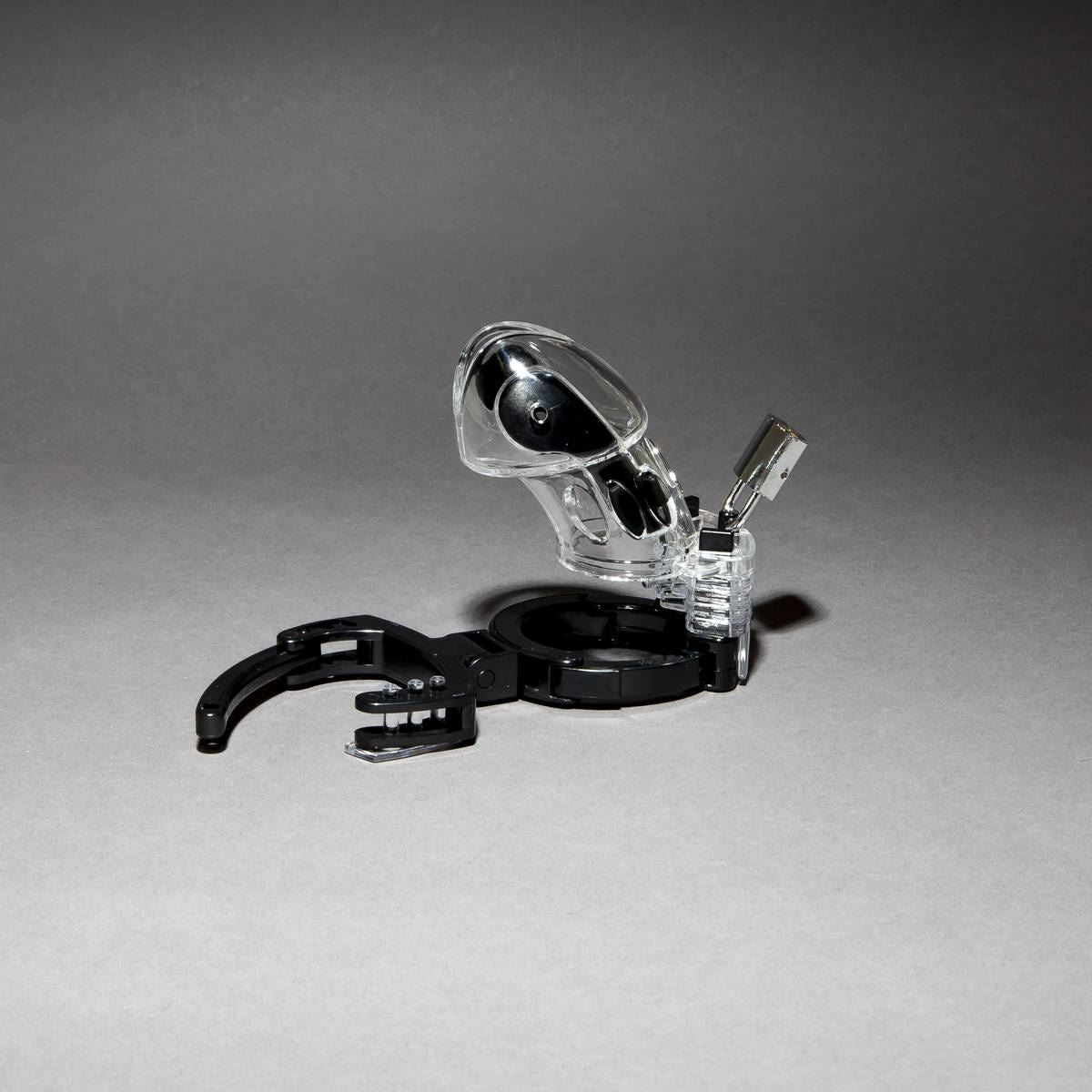 Pubic Enemy No 3, Electro Chastity Cage from Mystim.