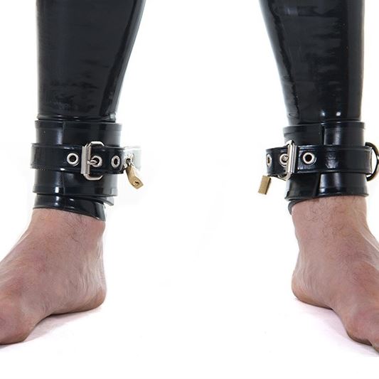 Rubber Ankle Restraints // Made to Order from REGULATION.