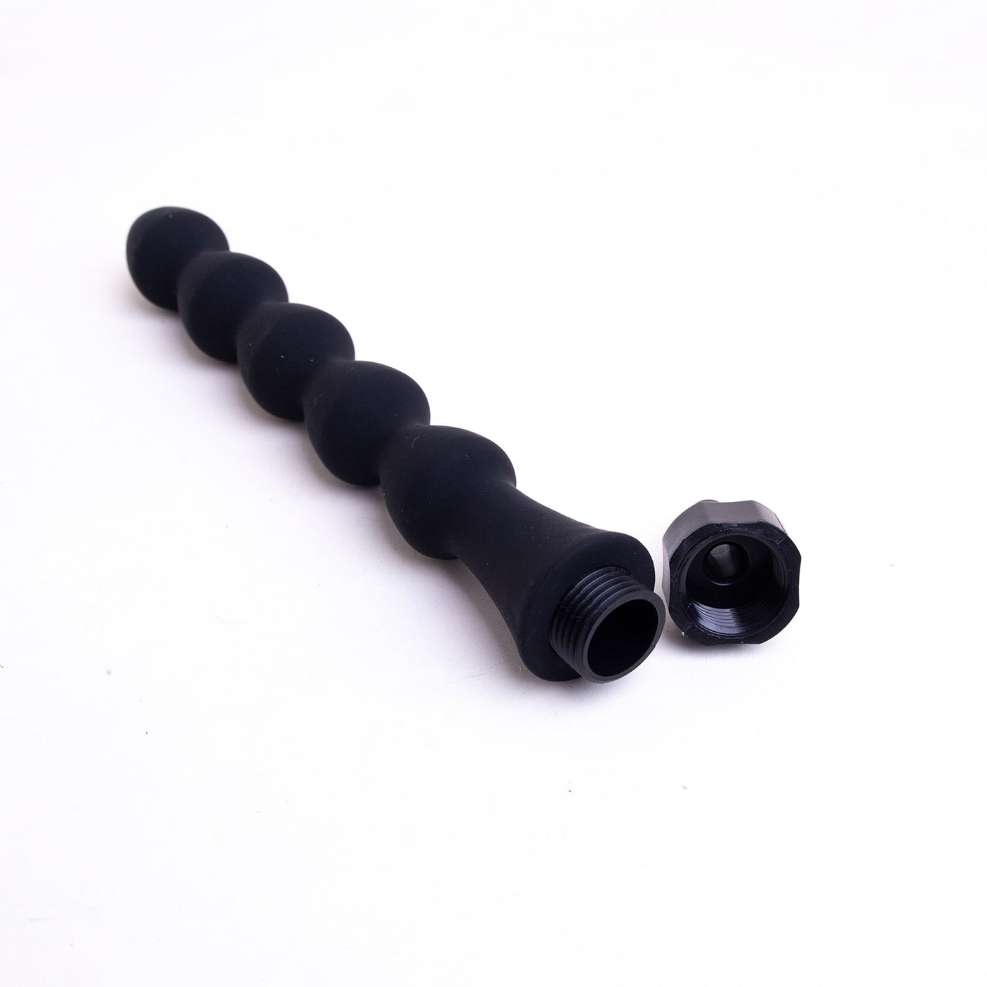 Silicone Showershot & Enema Attachment, Ribbed from xPlayx.