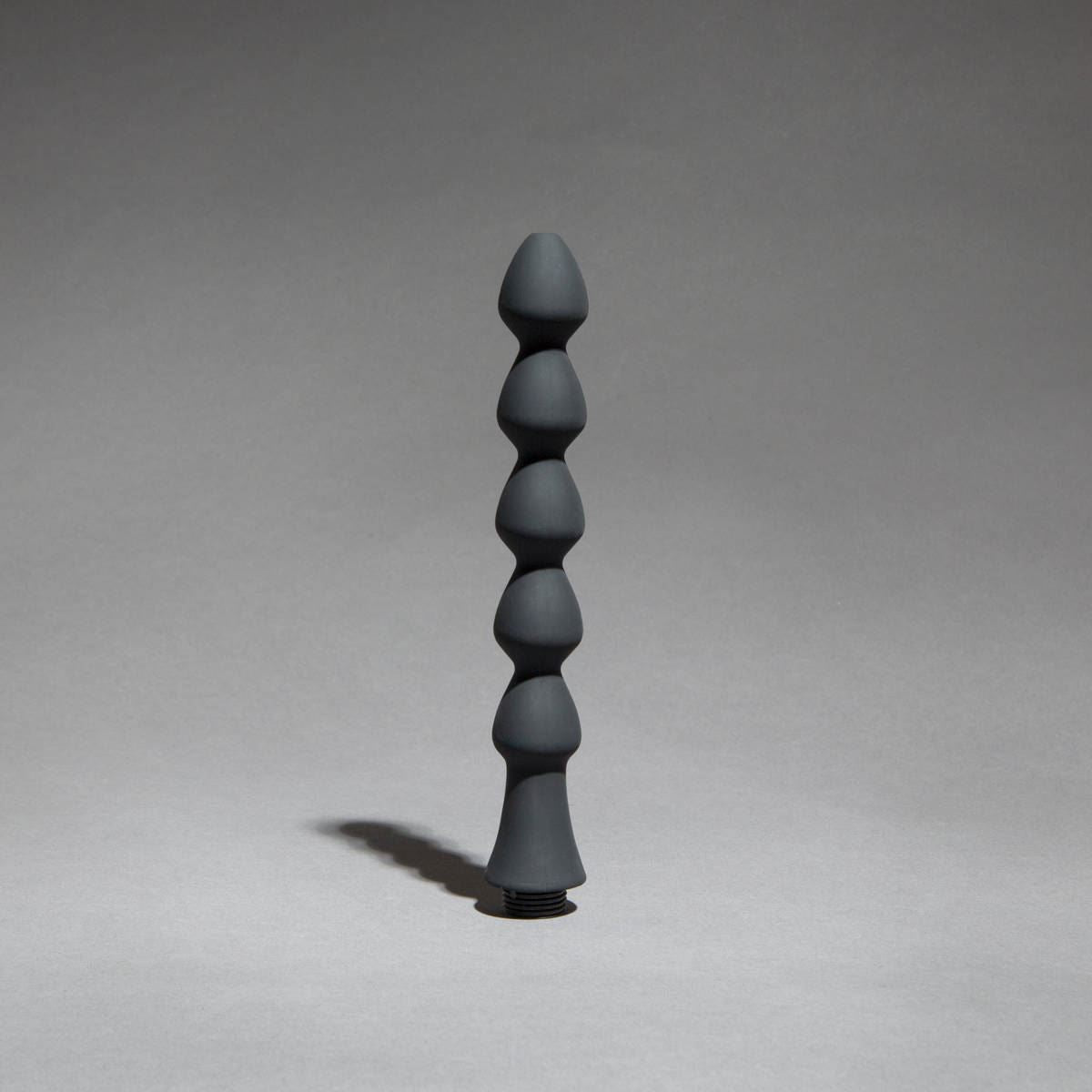 Silicone Showershot & Enema Attachment, Ribbed from xPlayx.