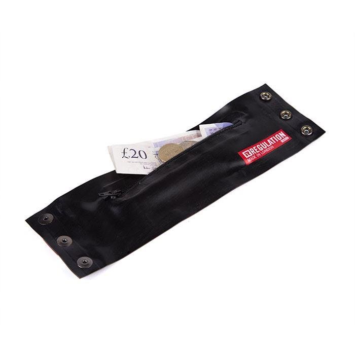 Striped Rubber Wrist Wallet from REGULATION.