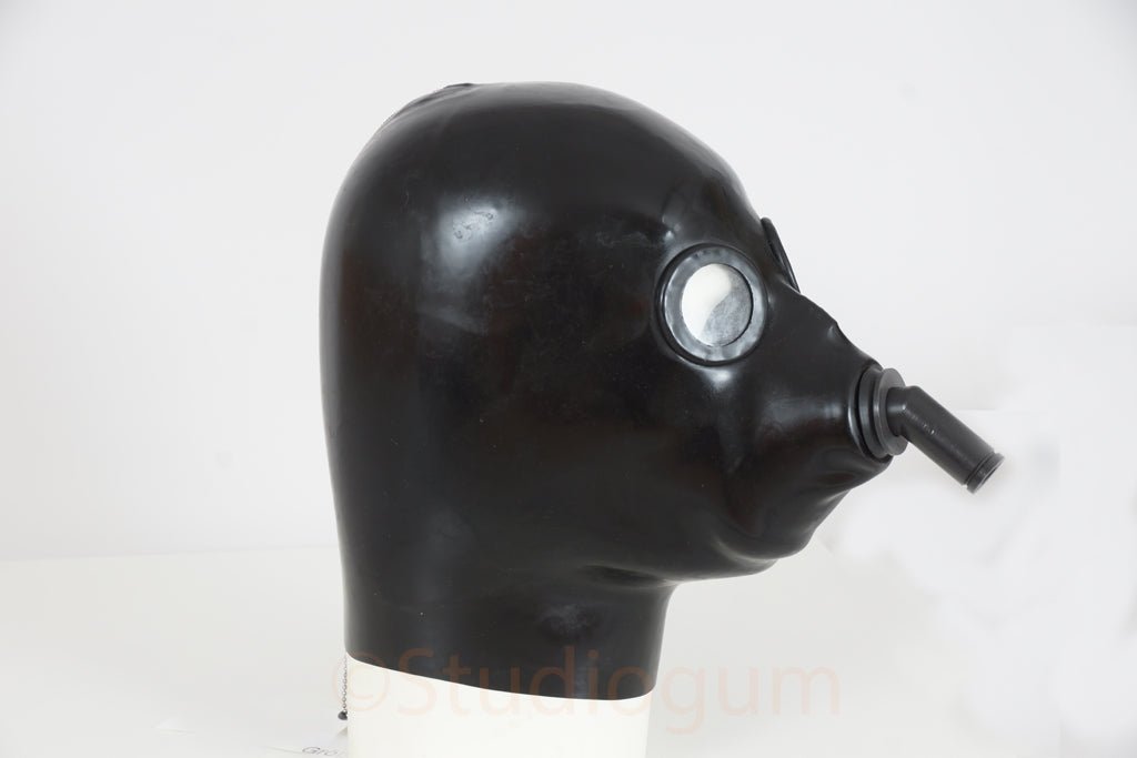 Studio Gum Heavy Rubber Anaesthesia Mask Black No Eyes Size 41