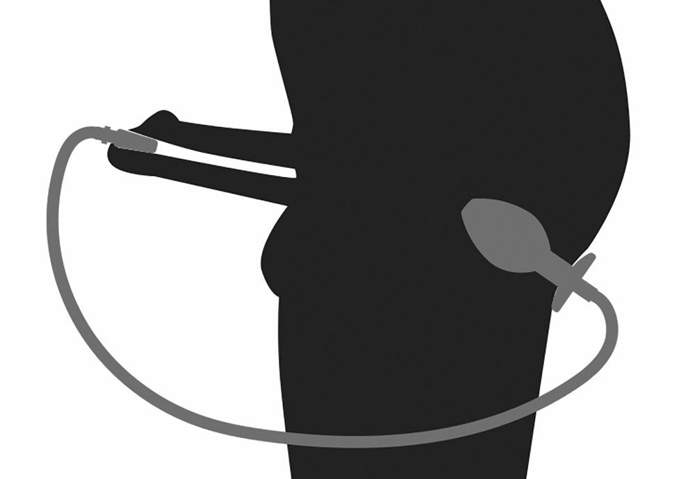 Urethral Piss to Ass Plug from PenisPlug.