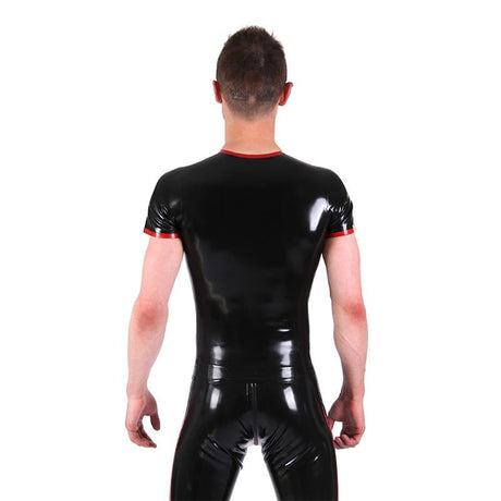 V Neck Rubber T-Shirt, Short Sleeve from REGULATION.