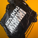 "Sitting Dog", PVC Drawstring Bag