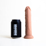REGULATION Realisms, Vac-U-Lock Suction Cup Dildo, 7", Flesh