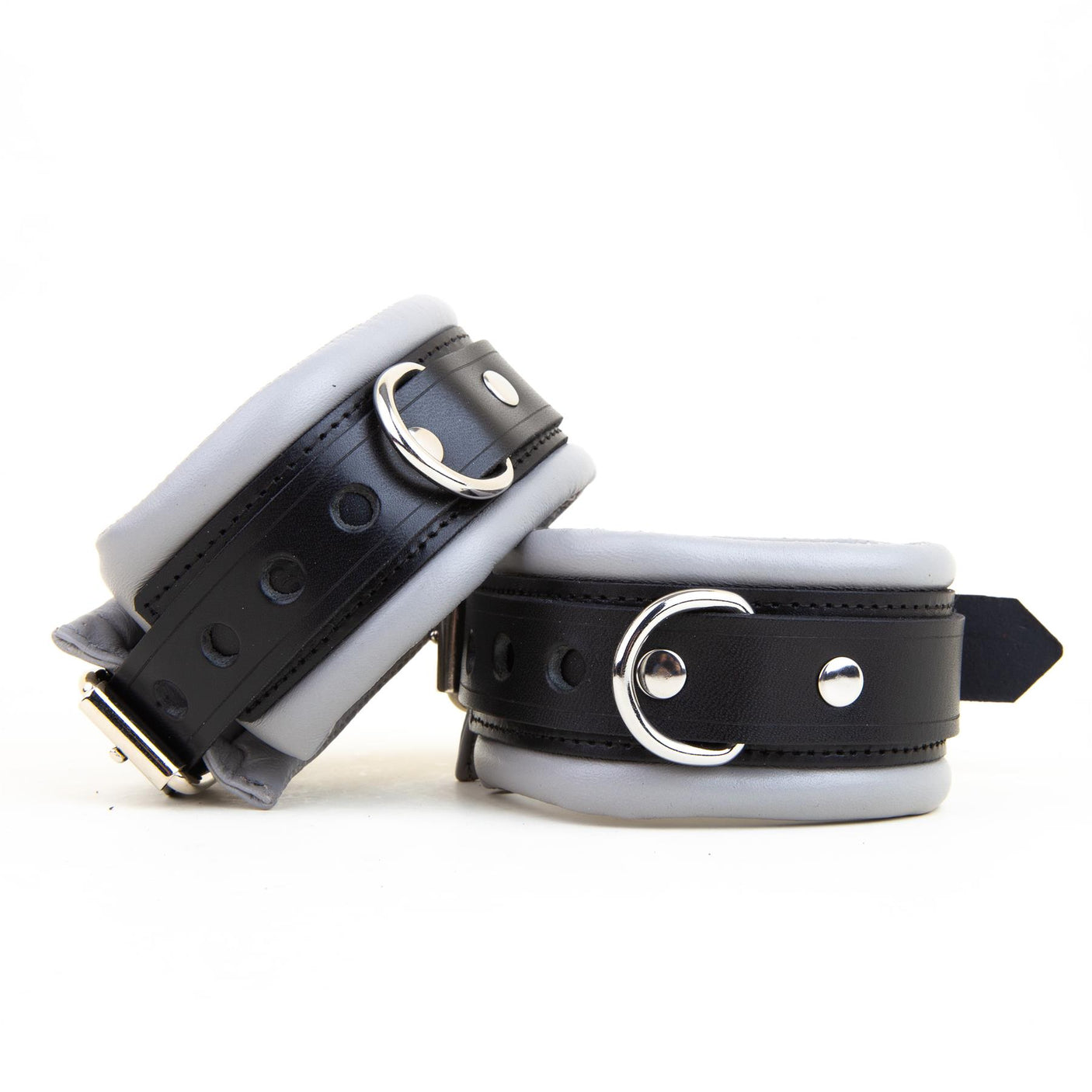 Padded Leather Ankle Cuffs 5cm