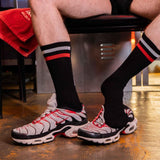Skater Socks, TOP, Black/Red/White