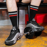 Skater Socks, SLUT, Black/Red/White