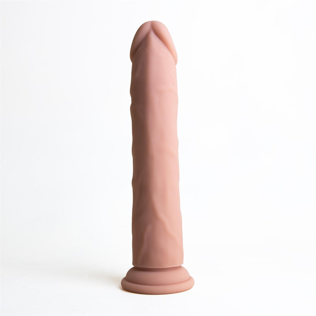 REGULATION Realisms, Vac-U-Lock Suction Cup Dildo, 9", Flesh