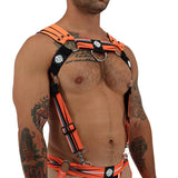 Breedwell Circuit Breaker Body Harness, Neon Orange