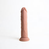 REGULATION Realisms, Vac-U-Lock Suction Cup Dildo, 7", Flesh