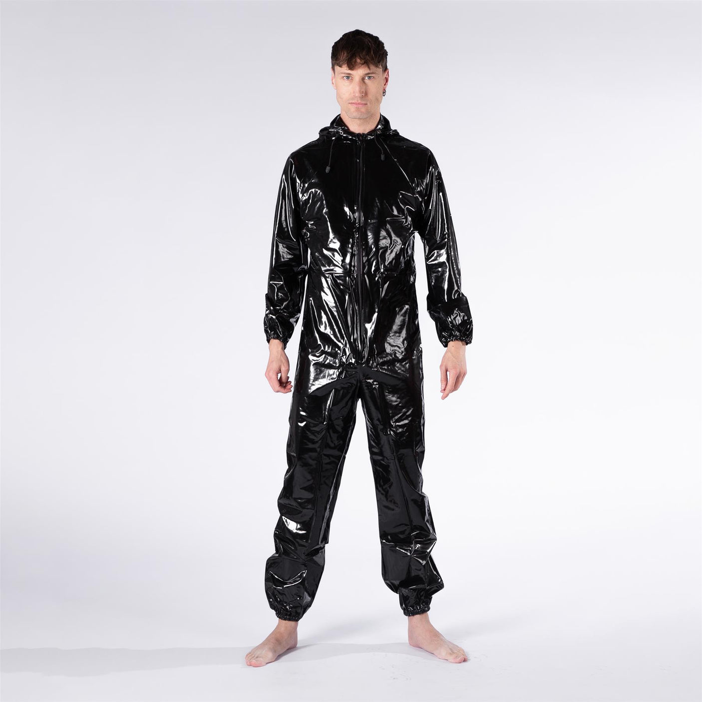 One Piece Vinyl Suit, Black