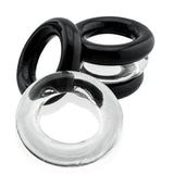 Oxballs Hünkyjunk, Jacker 5-Stack Cockrings, Clear/Black