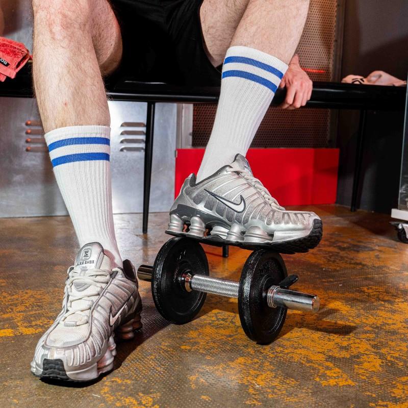 Skater Socks, SUCK, White/Royal Blue