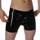 Rubber Trunk Shorts, Codpiece and Rear Zip // Made to Order