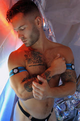 Breedwell Circuit Breaker Armband, Aqua Blue