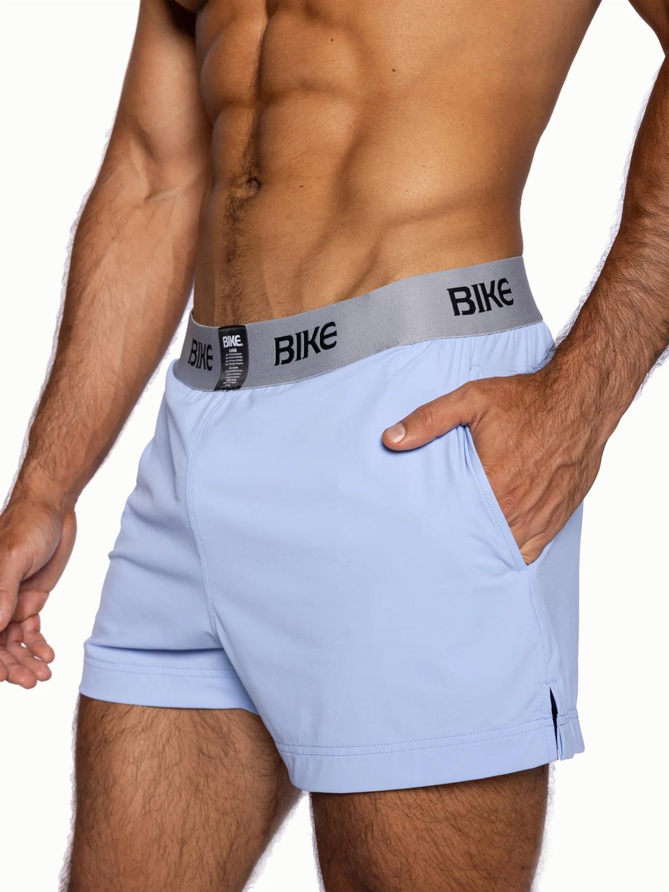 BIKE Jock Shorts, Ice Blue