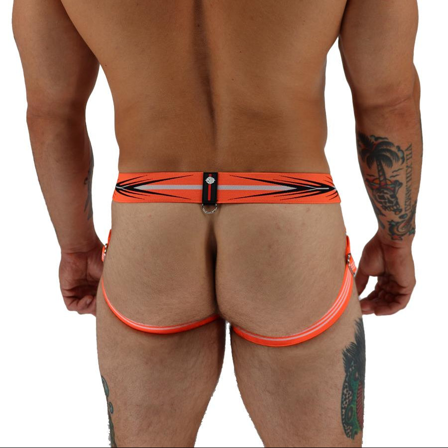 Breedwell Circuit Breaker Jock, Neon Orange