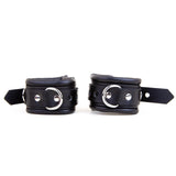 Padded Leather Wrist Cuffs 5cm