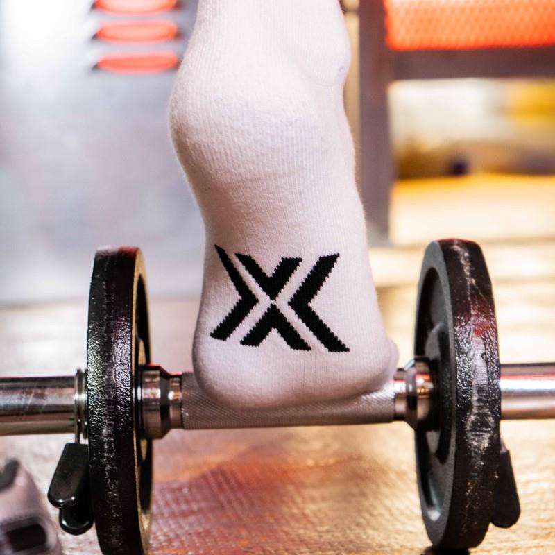 Skater Socks, TOP, White/Red/Black