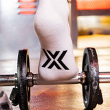 Skater Socks, TOP, White/Red/Black