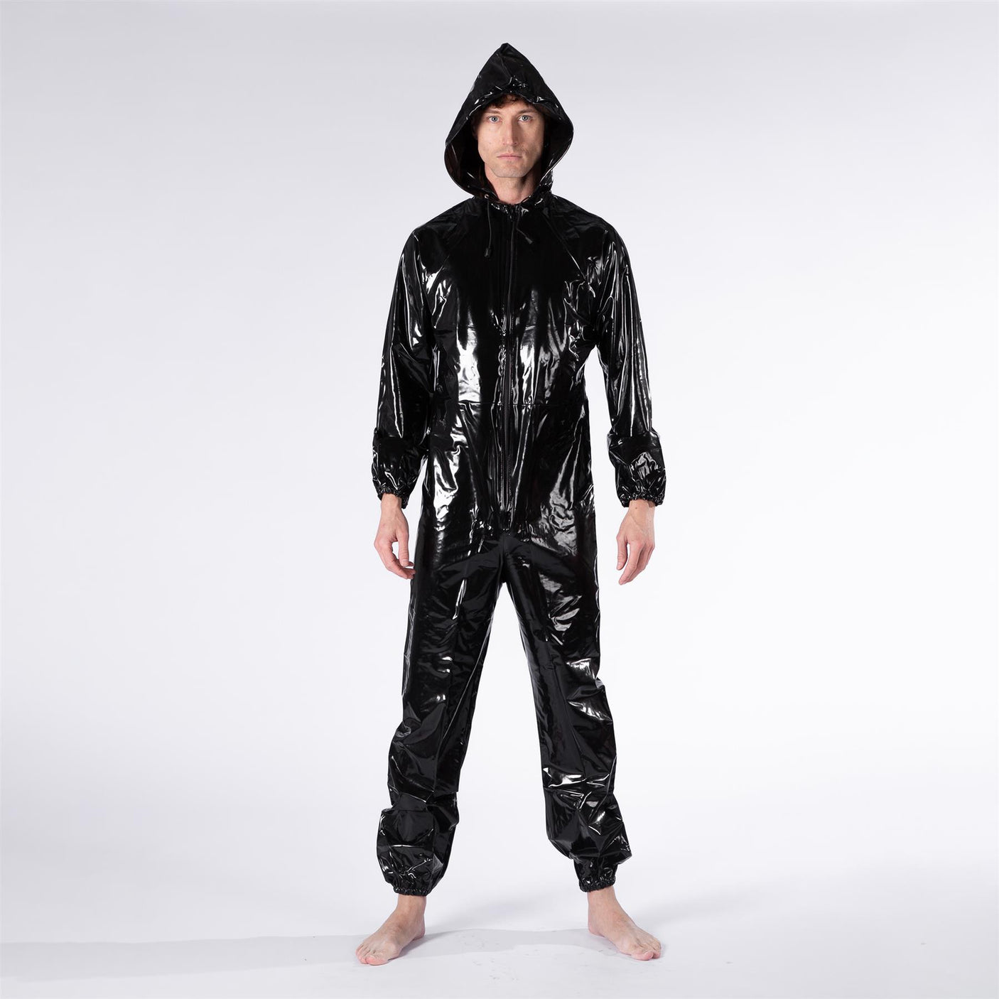 One Piece Vinyl Suit, Black