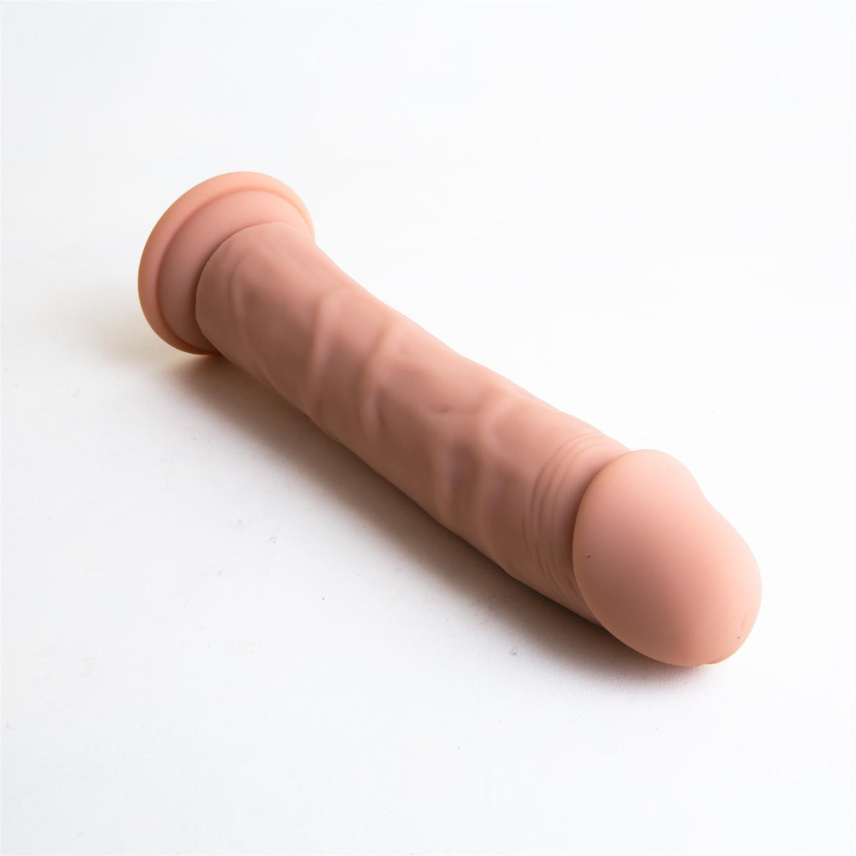 REGULATION Realisms, Vac-U-Lock Suction Cup Dildo, 8", Flesh