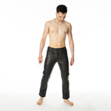 R207 Leather Jeans // Made to order