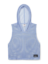 BIKE Hooded Sleeveless Practice Jersey, Ice Blue