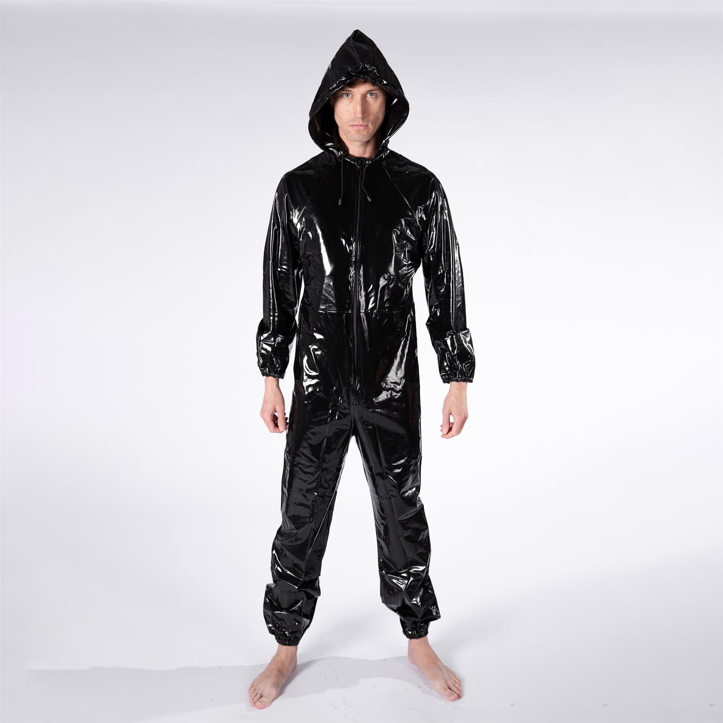 One Piece Vinyl Suit, Black