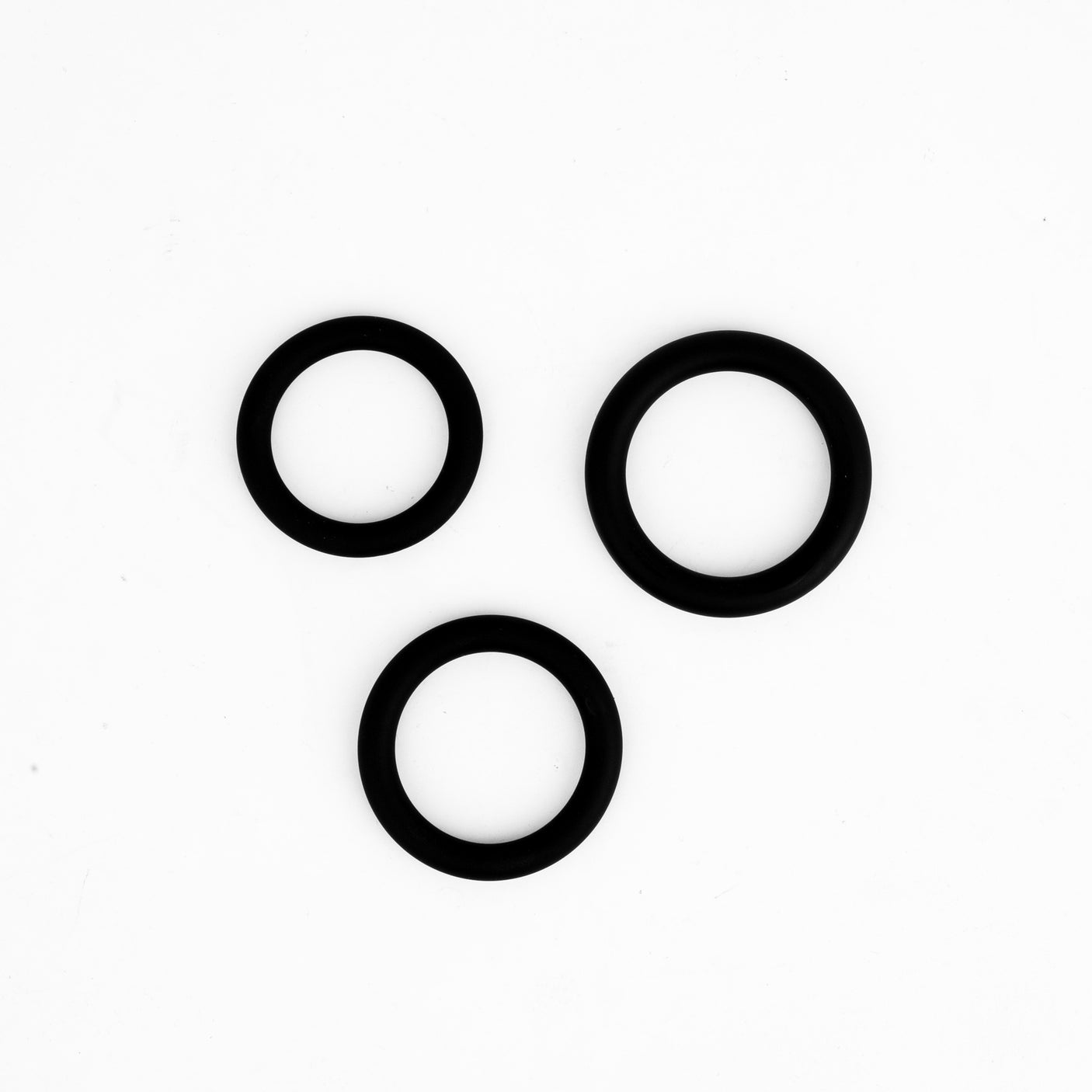 Silicone Shaft/Ball/Cock Ring Ring Pack, 33mm / 36mm / 39mm